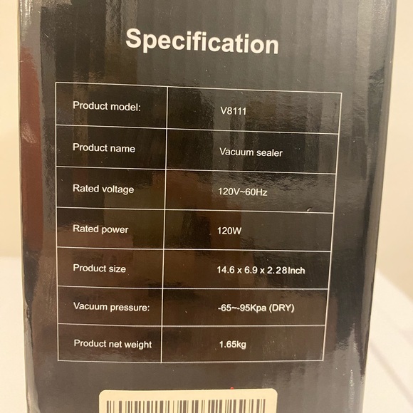 NEW Vacuum sealer for food preservation - Picture 2 of 5